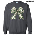 Shamrock Bow Sweatshirt T-Shirts, Hoodie | RetroVerseTees.com