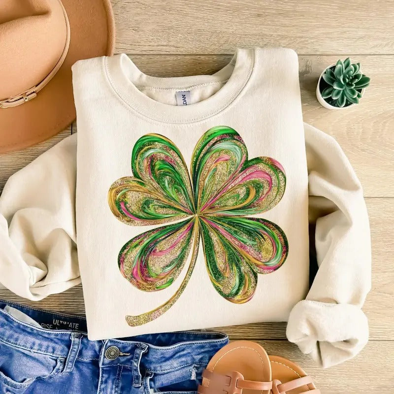 Shamrock Graphic Top T-Shirts, Hoodie, Sweatshirt | RetroVerseTees.com