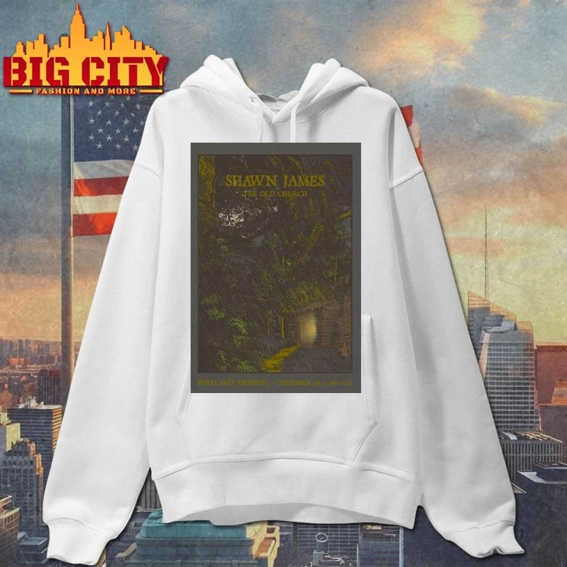 Shawn James 12-5 12-6-2025 The Old Church Concert Hall Portland OR Poster shirt