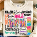 She is Mom Shirt, Retro Blessed Mom, Mom Life, Mother's Day, Gift for Mom, Retro Mama Quotes Hoodie, Sweatshirt