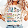 She is Mom T-Shirt, Flower Mom Shirt, Blessed Shirt, Mother's Day T-Shirt, Gift for Mom Hoodie, Sweatshirt