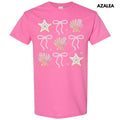 Shells & Stars Bow Collage Gildan Short Sleeve T-Shirt 'NLB' Hoodie, Sweatshirt | RetroVerseTees.com