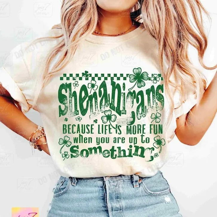 Shenanigans Shamrock St Patricks tshirt-sweatshirt-hoodie, Funny St Patricks saying Clover tshirt, Retro Shenanigans...