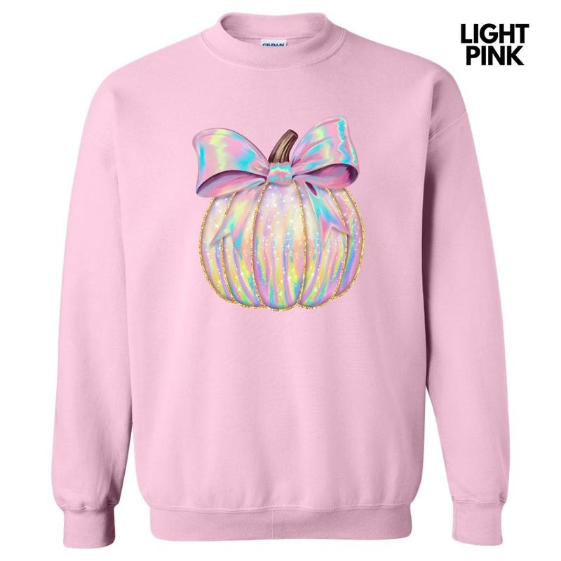 Shimmer Rainbow Pumpkin Sweatshirt 'NLB' T-Shirts, Hoodie | RetroVerseTees.com