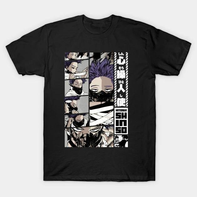 Shinsou Hitoshi T-Shirt, Japanese Anime Tees Unisex Tshirt T-Shirt Tee ALL SIZES Hoodie, Sweatshirt | RetroVerseTees.com
