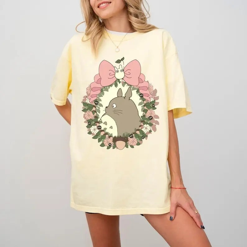 Shirt My Neighbor Totoro Ghibli Totoro Shirt Tshirt Hoodie, Sweatshirt | RetroVerseTees.com