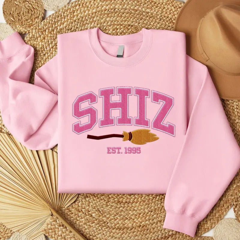 Shiz Sweatshirt Embroidered Wickeds Movie, Wicked Glitter Tshirt, Best Wickeds Gift Hoodie | RetroVerseTees.com