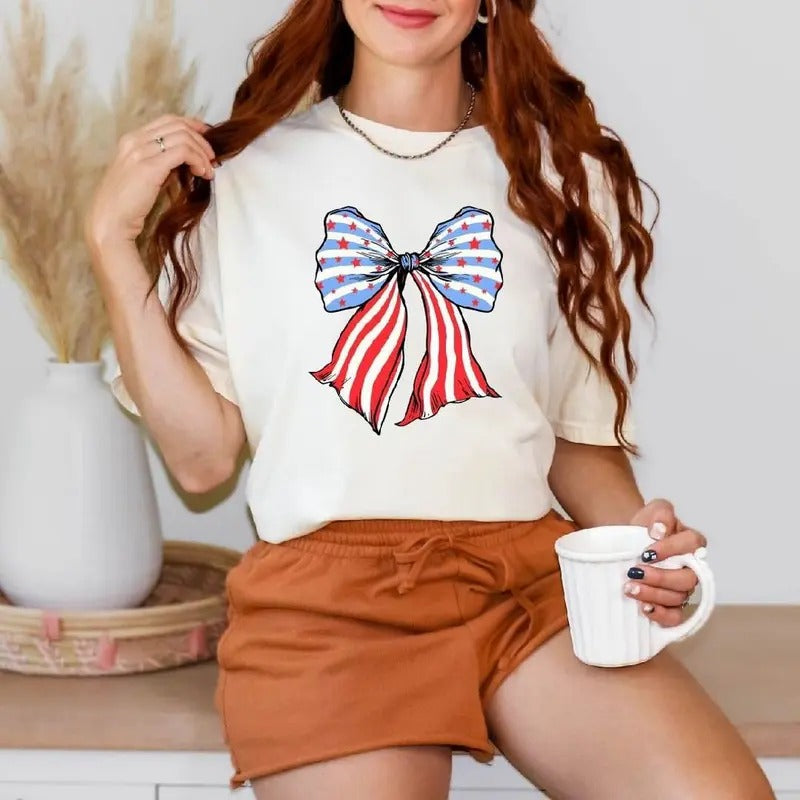 Shop TNF Coqueatte Comfort Colors 4th FOG July Women WB shield Shirt: USA Flag & Memorial Day Tee Hoodie, Sweatshirt