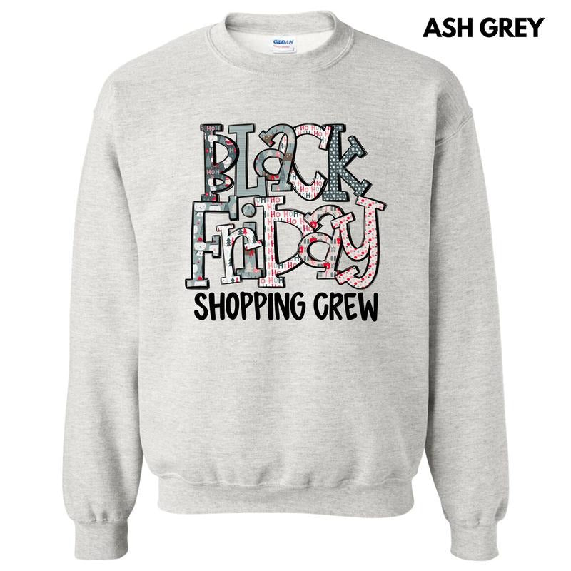 Shopping Crew Black Friday Sweatshirt 'NLB' T-Shirts, Hoodie | RetroVerseTees.com