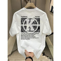 Short Sleeve Summer Loose Cotton American T-shirt Men Trendy Brands Trendy Half Sleeve Shirt Hoodie, Sweatshirt