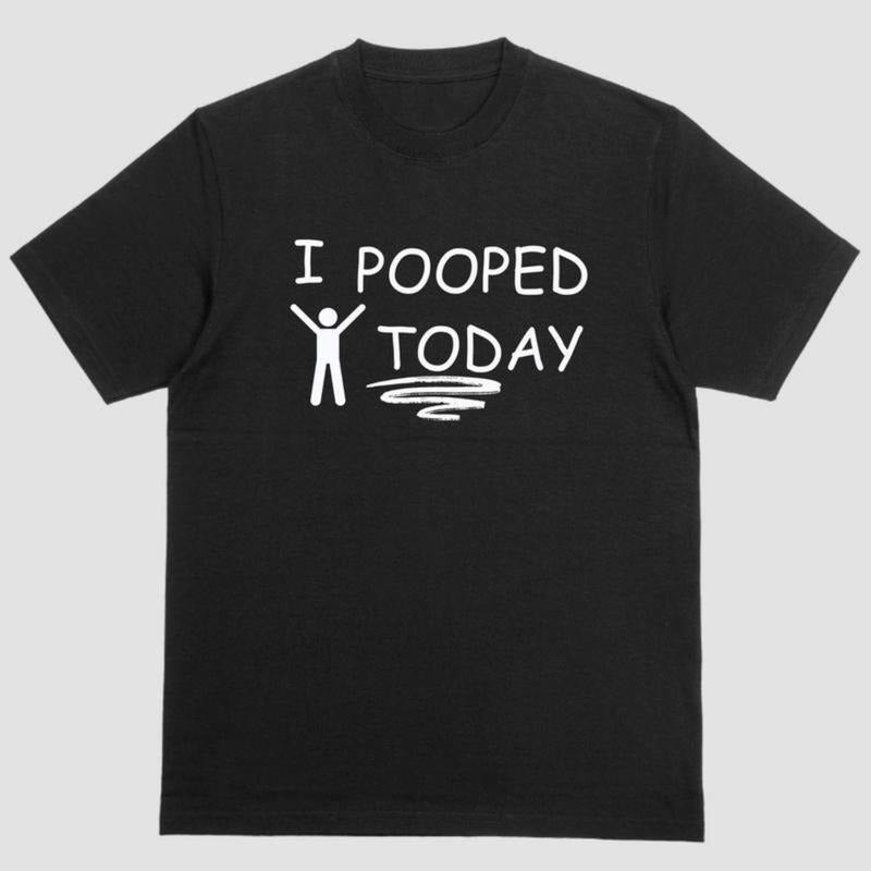 Short sleeve t-shirt. Swoosh POOPED TODAY Hoodie, Sweatshirt | RetroVerseTees.com