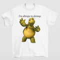 Shrimp Allergy Turtle Meme T-Shirt Quirky and Fun Design for Casual Wear Hoodie, Sweatshirt | RetroVerseTees.com