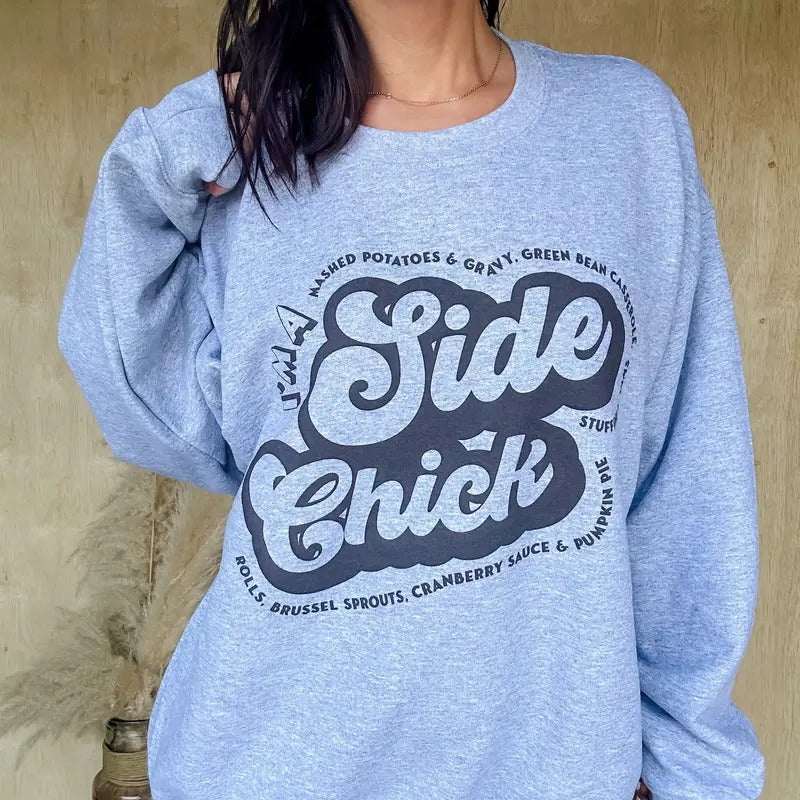 Side Chick Graphic Pullover T-Shirts, Hoodie, Sweatshirt | RetroVerseTees.com
