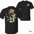 Sig Sauer Shirt  Skull  Bullet Design USA Flag Shirt Sweatshirt Hoodie, All Seasons Outfit | RetroVerseTees.com