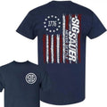 Sig Sauer Us Patriot Flag 2 Sided T-shirt