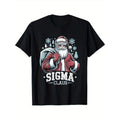 Sigma Claus Cool Santa Funny Christmas Rizz Rizzler Meme T-Shirt, 100% Cotton, Gift for Men Women Dad Mom Friends,...