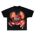 Silence Grillz Graphic Tees Shirt Gothic Harajuku Slip Goth Y2k Clothing Hoodie, Sweatshirt | RetroVerseTees.com