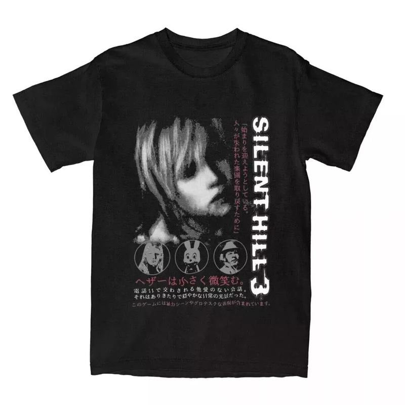 Silent Hill 3 Black T-Shirt Silent Hill Tee Game T-Shirt Hoodie, Sweatshirt | RetroVerseTees.com