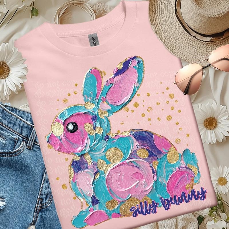 Silly Bunny DTF Transfers - THIS IS NOT A SHIRT Hoodie, Sweatshirt | RetroVerseTees.com