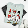 Silly Goose Christmas Comfort Colors T-Shirt 'NLB' Hoodie, Sweatshirt | RetroVerseTees.com