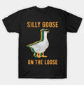 Silly Goose Pocket monsters TNF loose Retro Vintage Graphic Tees, Meme Cringe Funny Dumb Shirt, Masters Merch 2025,...