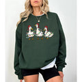 Silly Goose Sweatshirt, Duck Christmas Sweatshirt, Christmas Goose Shirt, Goose Shirt, Funny Animals Christmas...