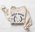 Silly Goose University Crewneck Sweatshirt,Unisex Silly Goose University Shirt,Funny Men's Sweatshirt,Funny Gift for...