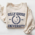 Silly Goose University Sweatshirt, Silly Goose University Shirt Menswear Hoodie | RetroVerseTees.com