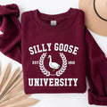 Silly Goose University Sweatshirt, Unisex Shirt, Shirt For Men, Shirt For Women, hot tiktok trend 2024 Hoodie
