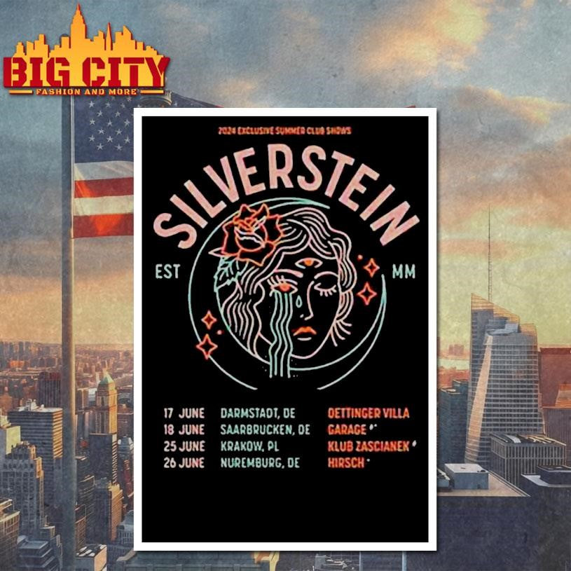 Silverstein Exclusive Summer Club Shows 2024 Shirt