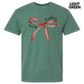 Simple Christmas Bow Comfort Colors T-Shirt 'NLB' Hoodie, Sweatshirt | RetroVerseTees.com