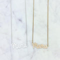 Simple Script Mama Necklace T-Shirts, Hoodie, Sweatshirt | RetroVerseTees.com
