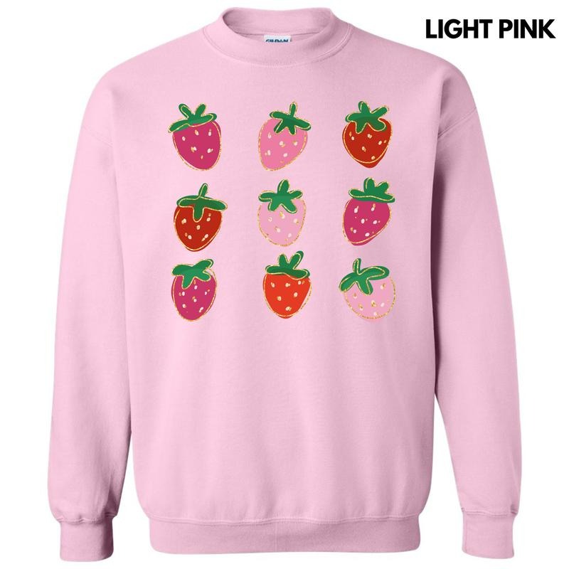Simple Strawberry Collage Sweatshirt 'NLB' T-Shirts, Hoodie | RetroVerseTees.com