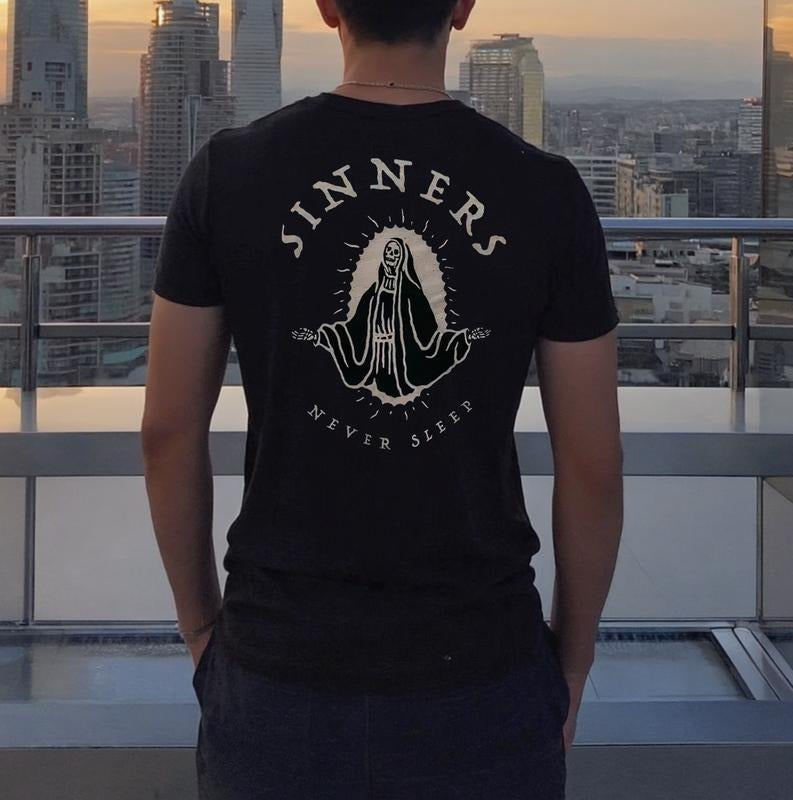 Sinners T-shirt, Sinnerss Neverr Sleep Shirt, Funny Shirt For Him For Her,  Streetwear Trend Shirt Hoodie, Sweatshirt