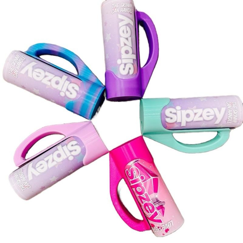 Sipzey Can Holder - Colorful Drinkware with Unique Design - Skinny Can Holder - 3D Printed T-Shirts, Hoodie, Sweatshirt