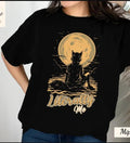 Sitting Wolf Literally Me Funny Meme Shirt, Wolf Meme Tee Hoodie, Sweatshirt | RetroVerseTees.com