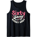 Sixty Sassy And A Bit Smart Assy 60th Birthday Funny Tank Top Made in USA T-Shirts, Hoodie, Sweatshirt | RetroVerseTees.com
