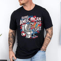 Skeleton Doing American Dad Sh*t Shirt, 4th Of July Dad Shirt, Father's Day Gift, Red White Blue Independence Day TShirt,...