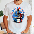 Skeleton Doing Dad Sh!t Funny Shirt Holding Beer, 4th of July Shirt, Beer Shirt Hoodie, Sweatshirt | RetroVerseTees.com