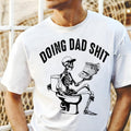 Skeleton Doing Dad Sh!t Reading Newpaper Funny Shirt, Fathers Day Shirt, Gift For Dad Hoodie, Sweatshirt | RetroVerseTees.com