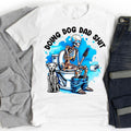 Skeleton Doing Dog Dad Sh!t Shirt, Funny Gift For Dad, Happy Fathers Day Shirt Hoodie, Sweatshirt | RetroVerseTees.com