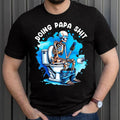 Skeleton Doing Papa Sh!t Shirt, Gift For Husband, Gift For Papa Hoodie, Sweatshirt | RetroVerseTees.com