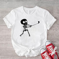 Skeleton Golf Shirt, Golf Lover T-shirt, Skeleton Player Tee, Matching Golf Fan T-shirt, Gift Sport Tee For Dad, Spooky...