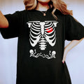 Skeleton Twins Shirt, Pregnant With Twins Skeleton Shirt, Skeleton Baby Twins Pregnancy Announcement Reveal Shirt, New...