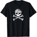 Skull Crossbones Skeleton Jolly Roger T-Shirt Made in USA Hoodie, Sweatshirt | RetroVerseTees.com