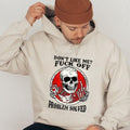 Skull Don't Like Me Fck Off Print Shirt, Trending Shirt 25, Gift For Men, Womens Hoodie, Sweatshirt | RetroVerseTees.com