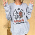 Skull Holding Grudges Graphic Top T-Shirts, Hoodie, Sweatshirt | RetroVerseTees.com