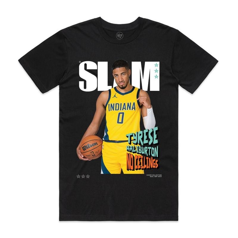 Slam Cover T-Shirt - Tyrese Haliburton (Slam 245) T-Shirt, 100% Cotton Unisex Shirt, Gift For Fan Hoodie, Sweatshirt