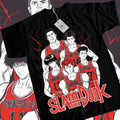 Slam Dunk Team T-Shirt Basketball For Anime Manga Black Tshirt Tee All Size Hoodie, Sweatshirt | RetroVerseTees.com