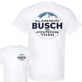 Slammin Busch And Poundin Tush T-Shirt - Sweatshirt - Hoodie, Drinking Graphic Tee, Funny Busch Light T-Shirt, Trending...
